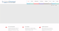 Desktop Screenshot of globaloverseas.co.in